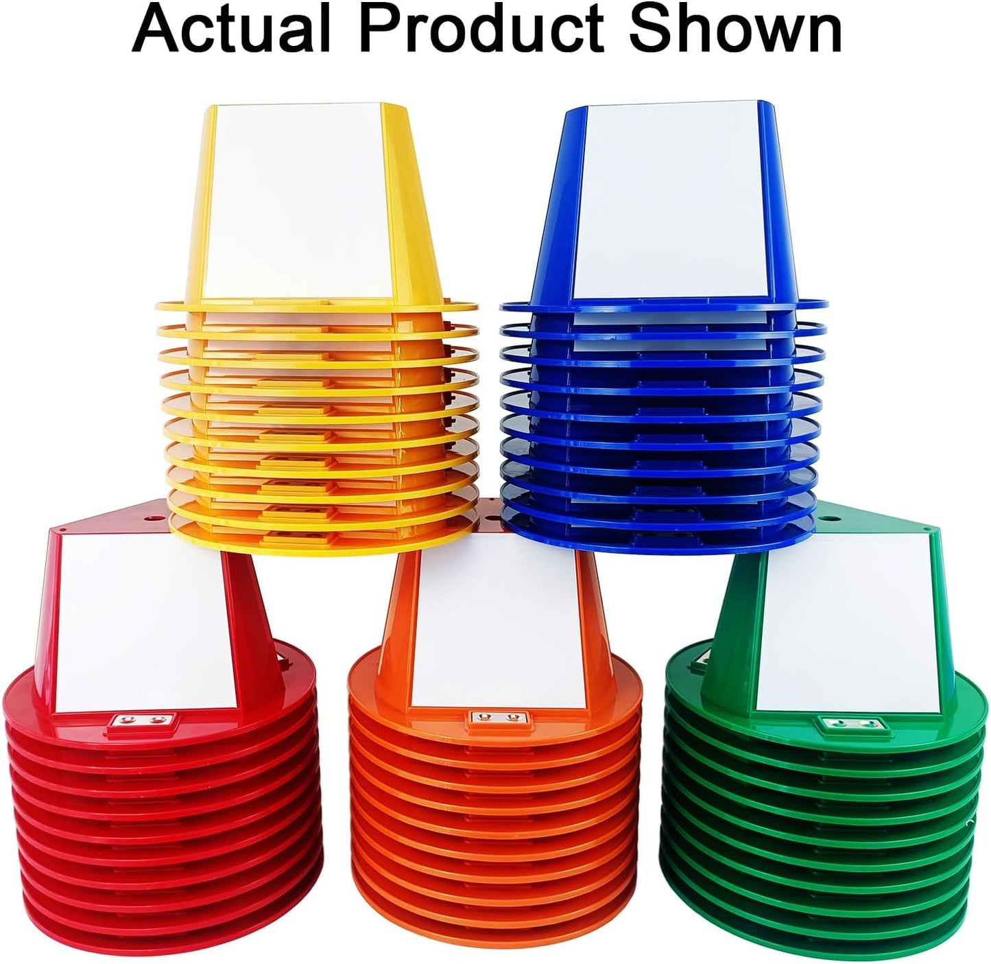 Magnetic Roof Toppers, Magnetic Car Top Hats, Set of 10 with Dry Erase Panels