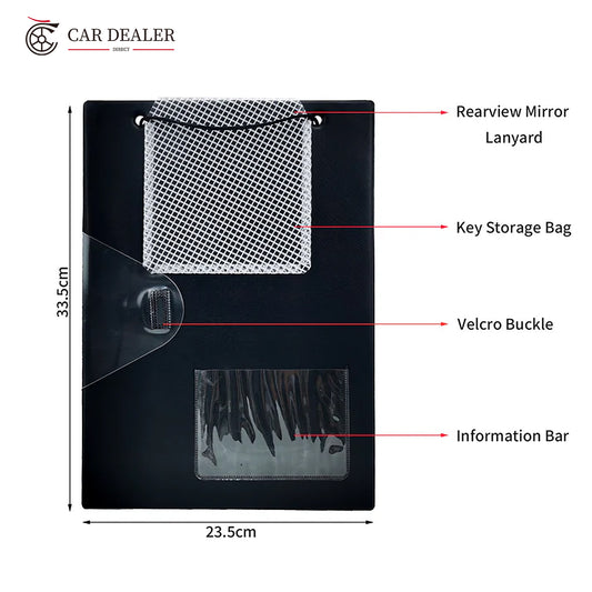 Car Dealer Repair Order Folder Clipboard with Pocket