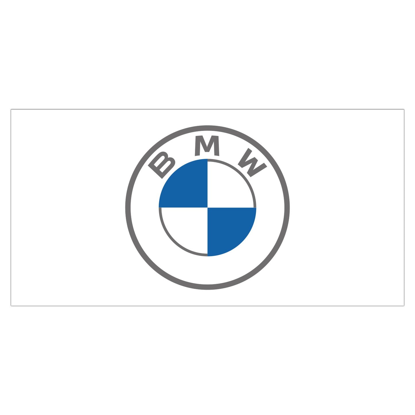 BMW Car Dealer Banner Horizontal Flag