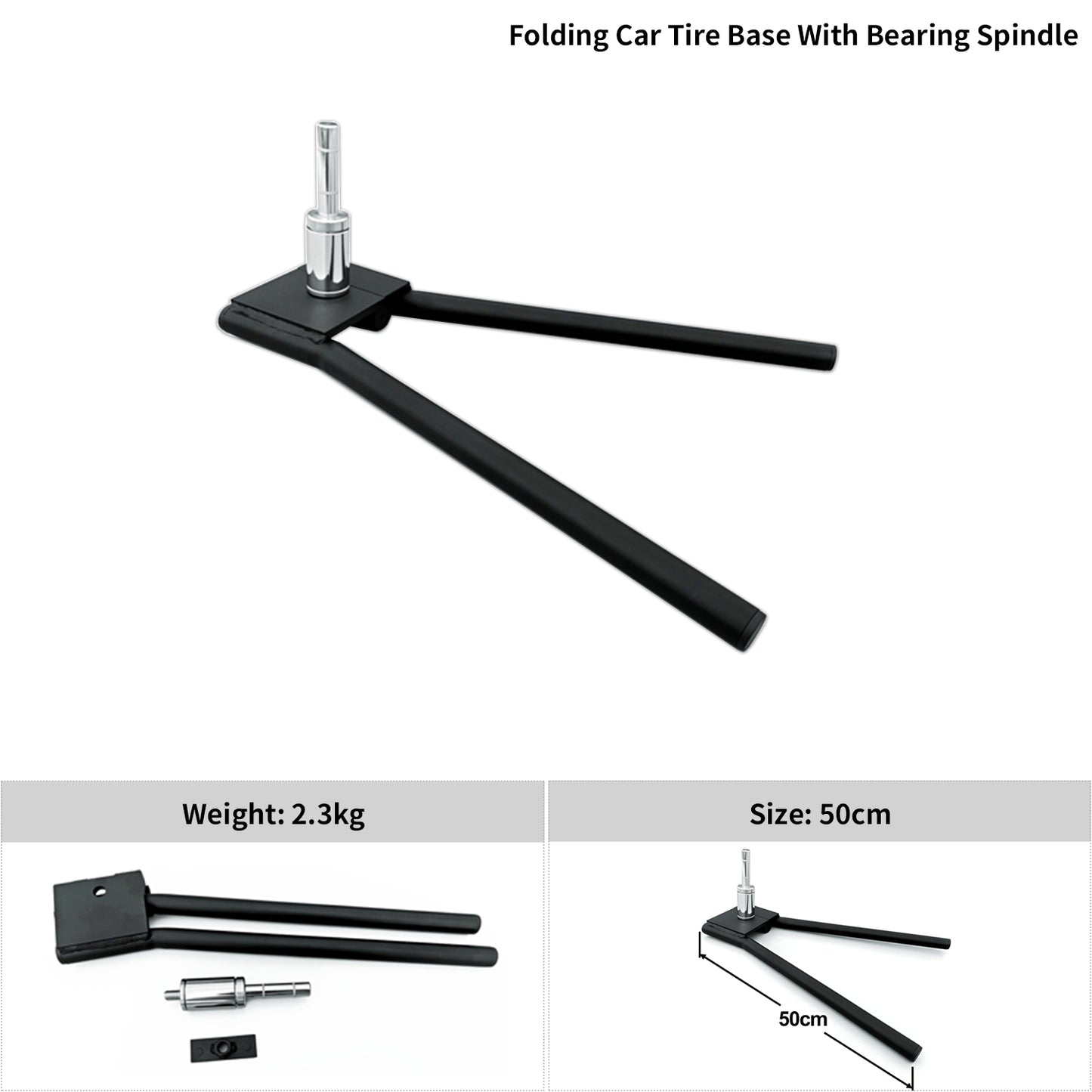Folding Cartire Base With Bearing Spindle