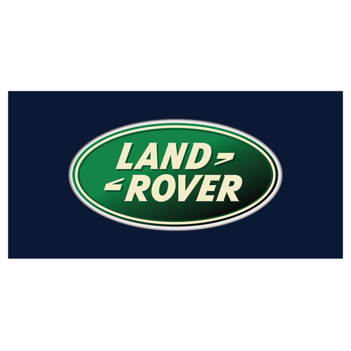 Land Rover Car Dealer Banner Horizontal Flag
