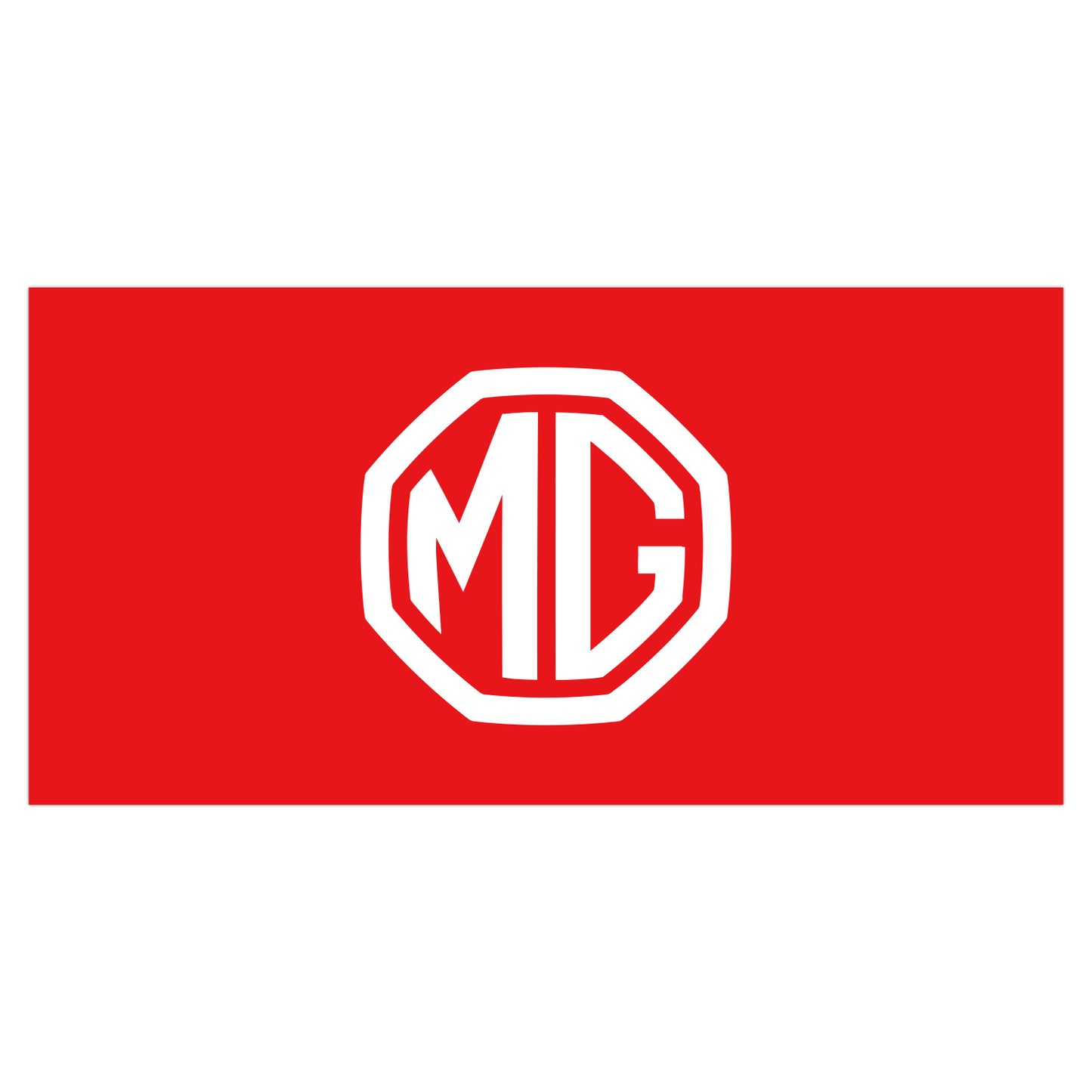 MG Car Dealer Banner Horizontal Flag