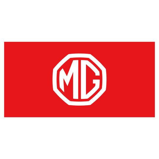MG Car Dealer Banner Horizontal Flag