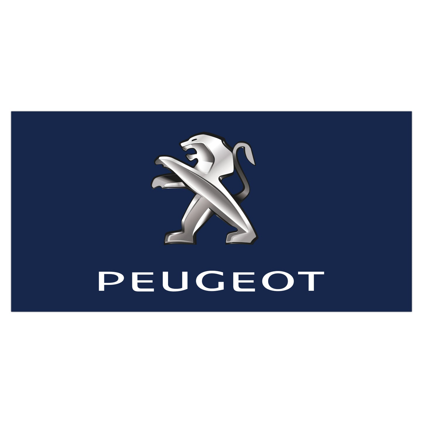 Peugeot Car Dealer Banner Horizontal Flag