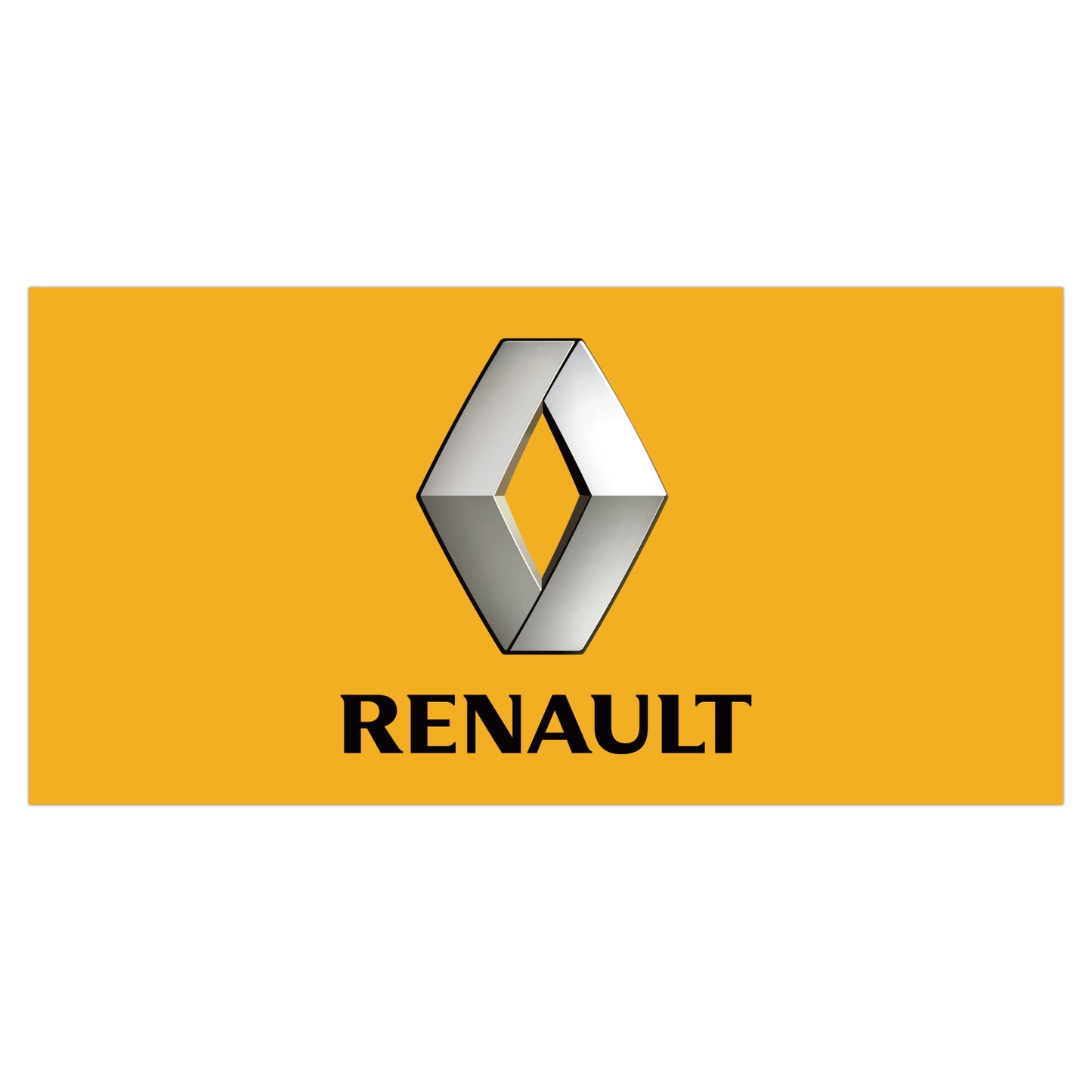 Renault Car Dealer Banner Horizontal Flag