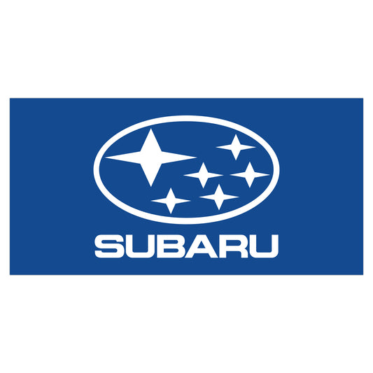 Subaru Car Dealer Banner Horizontal Flag