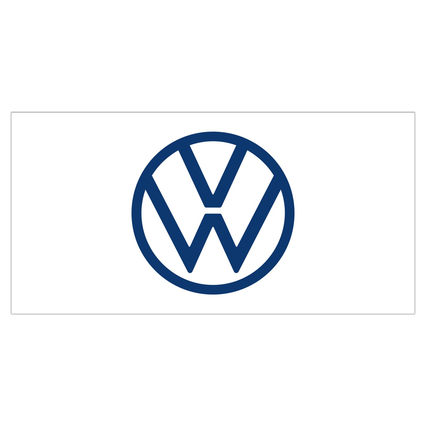 Volkswagen Car Dealer Banner Horizontal Flag