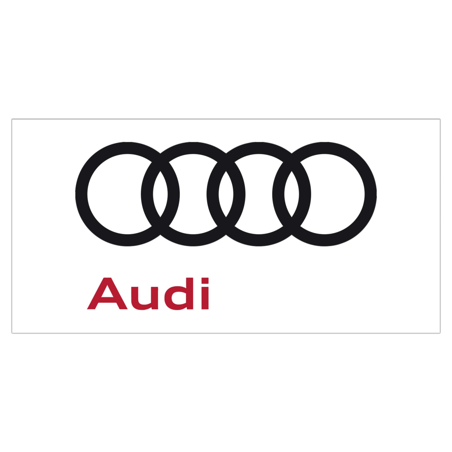 Audi Car Dealer Banner Horizontal Flag