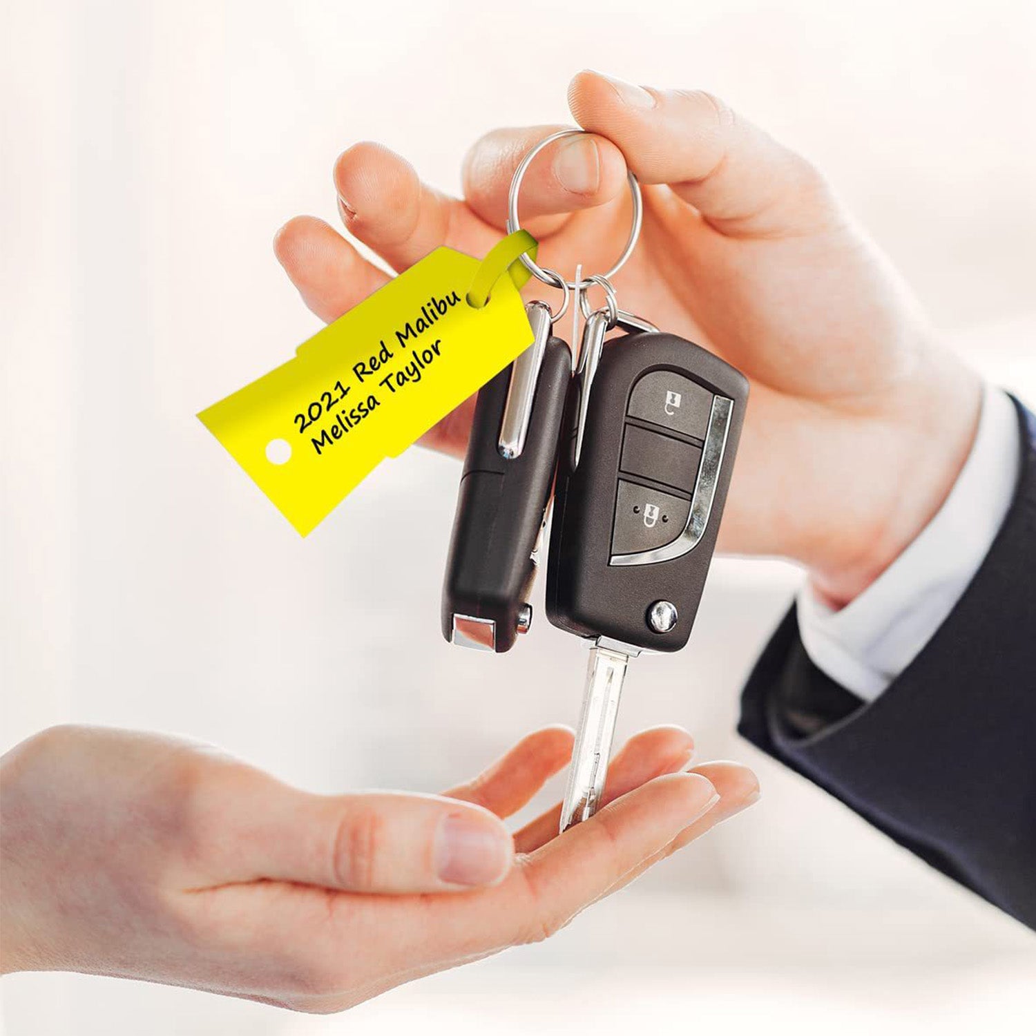 Blank Pvc Car Key Tag