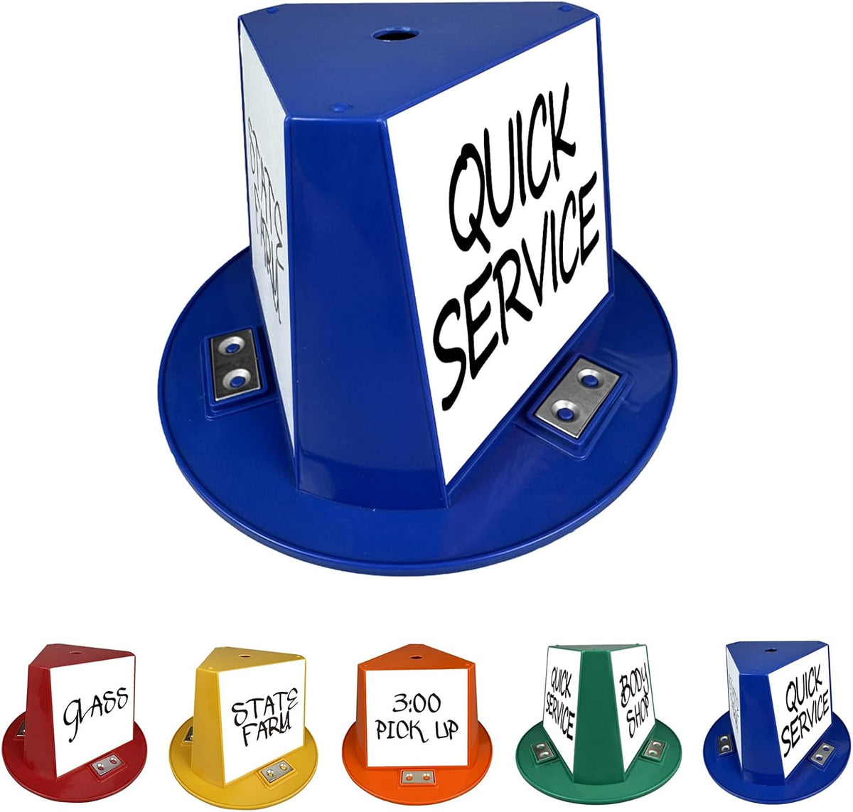 Magnetic Roof Toppers, Magnetic Car Top Hats, Set of 10 with Dry Erase ...