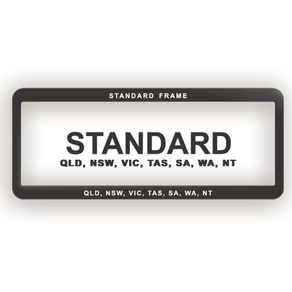 Australia Number Plate Frames