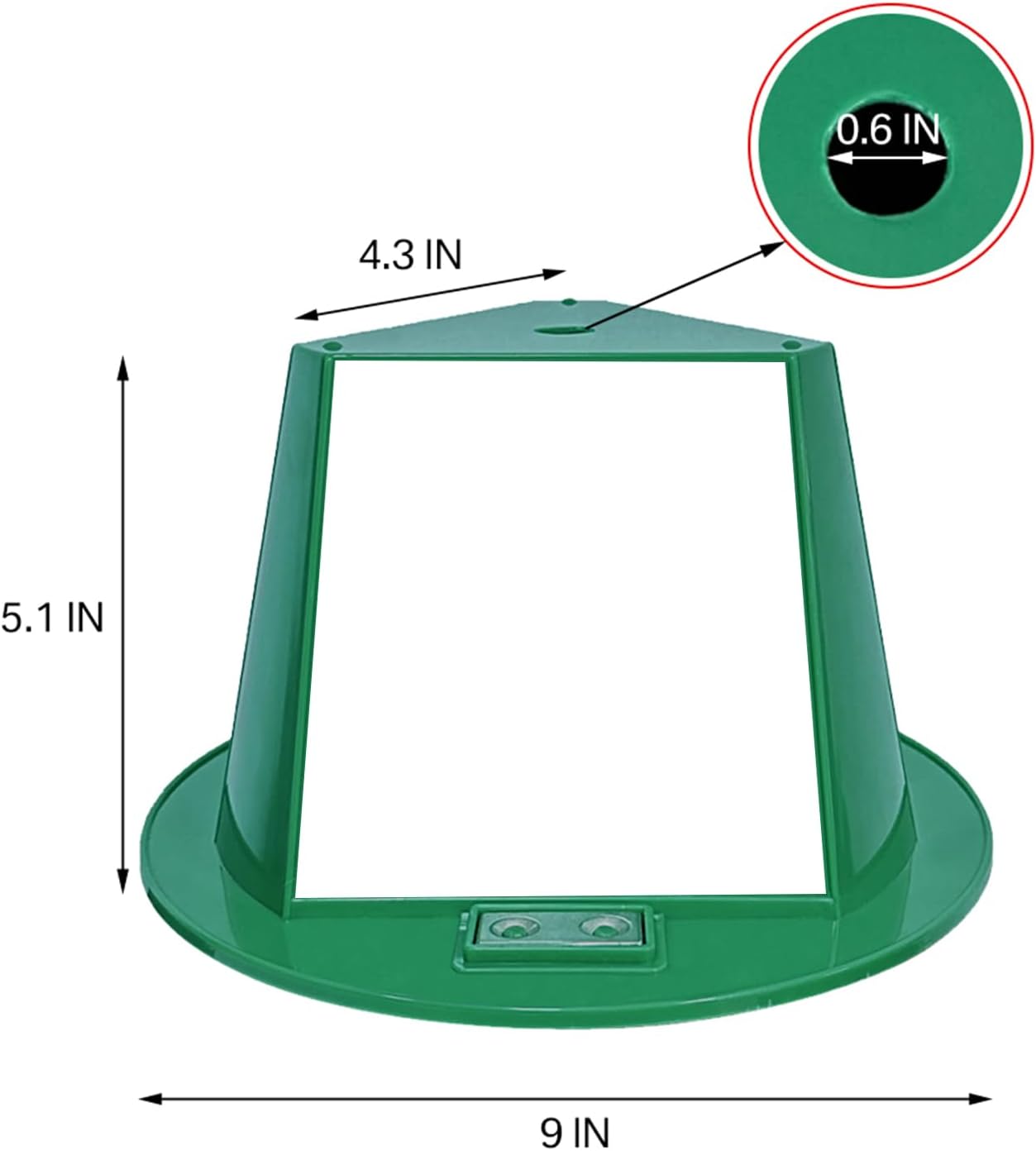 Magnetic Roof Toppers, Magnetic Car Top Hats, Set of 10 with Dry Erase Panels