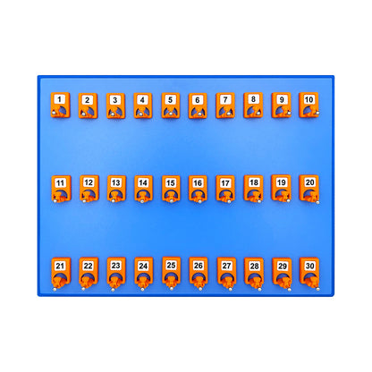 30 Pet-themed Hooks Wooden Car Key Hook Board