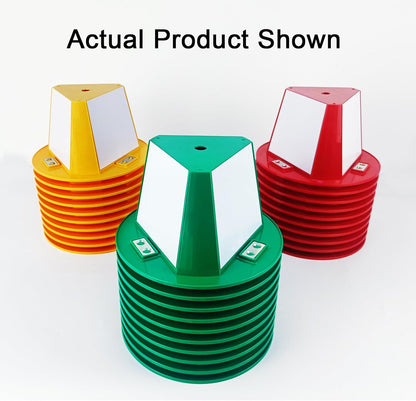 Magnetic Roof Toppers, Magnetic Car Top Hats, Set of 10 with Dry Erase Panels