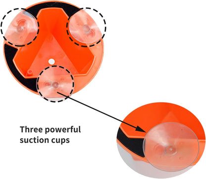 Magnetic Roof Toppers, Suction Cup Car Top Hats, Set of 10 with Dry Erase Panels, Double Adsorption Dual Use Magnetic Car Top Hats