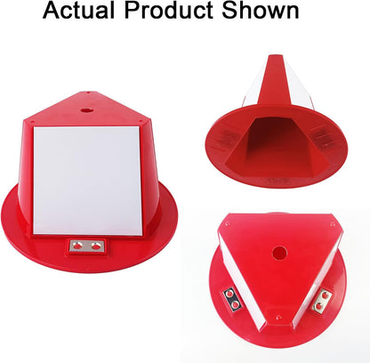 Magnetic Roof Toppers, Magnetic Car Top Hats, Set of 10 with Dry Erase Panels