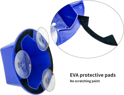 Magnetic Roof Toppers, Suction Cup Car Top Hats, Set of 10 with Dry Erase Panels, Double Adsorption Dual Use Magnetic Car Top Hats