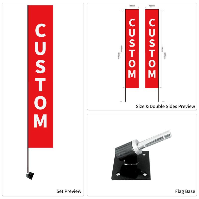 Car Dealership Used Car Advertising Flag