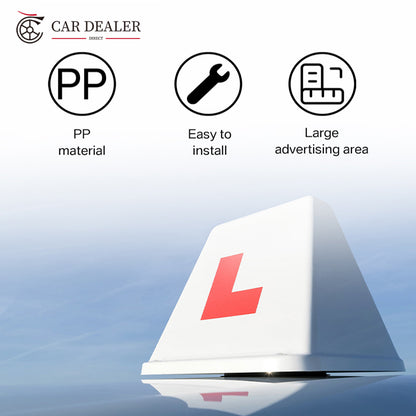 L295 Car Roof Advertising Sign High Visibility Magnetic Cones Car Top Hat