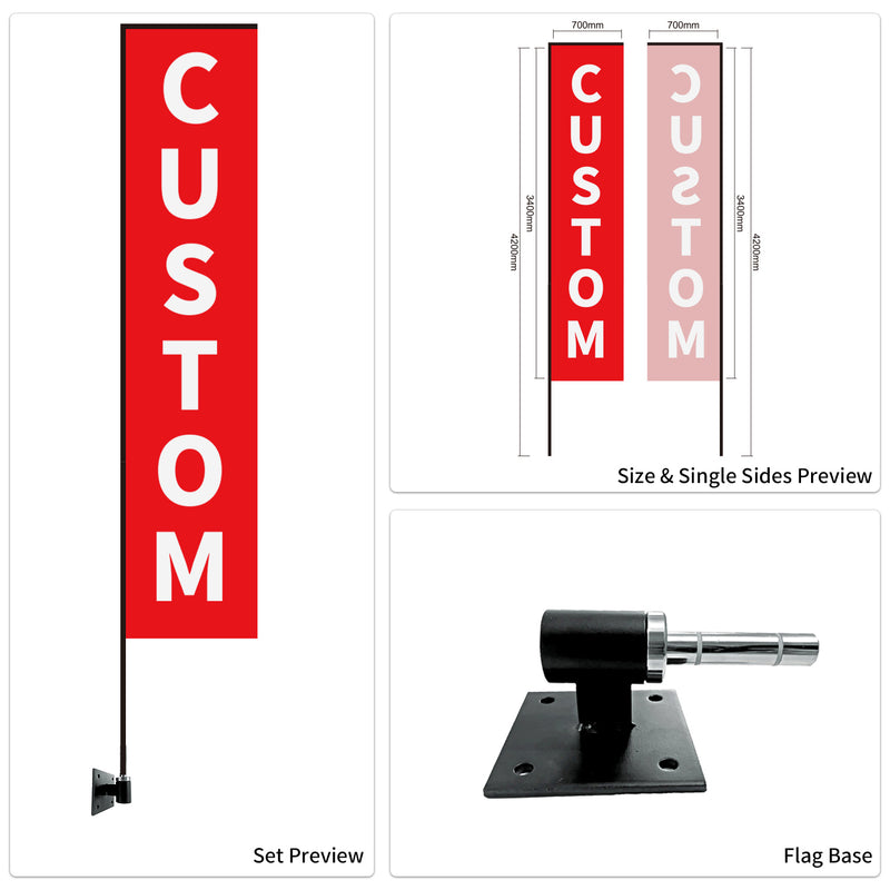 Car Dealership Used Car Advertising Flag