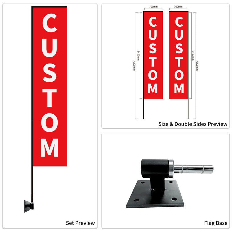 Car Dealership Used Car Advertising Flag