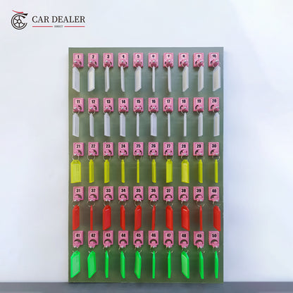 50 Pet-themed Hooks Wooden Car Key Hook Board