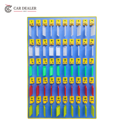 50 Pet-themed Hooks Wooden Car Key Hook Board