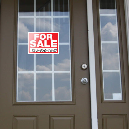 Sale Sign for Car – 50/100PCS 10x7 Inch/25.4x17.8cm Premium Vinyl Decals – Weatherproof Self-Adhesive Stickers