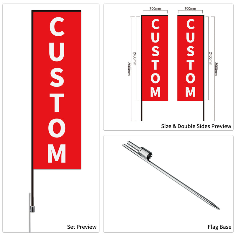 Car Dealership Used Car Advertising Flag