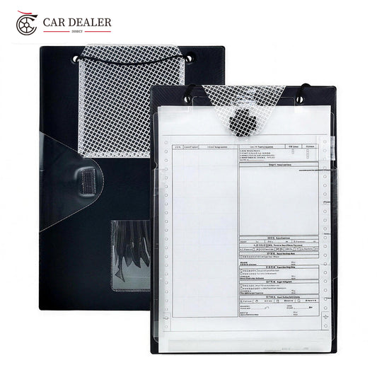 Car Dealer Repair Order Folder Clipboard with Pocket
