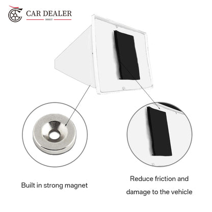 L295 Car Roof Advertising Sign High Visibility Magnetic Cones Car Top Hat