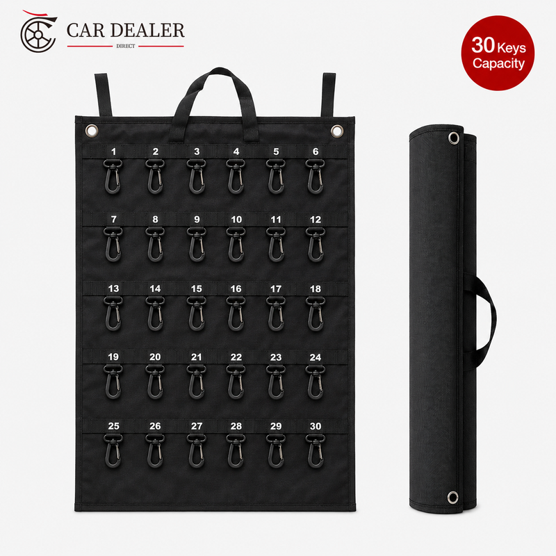 30 hooks rollable key case for Australian car dealerships and workshops
