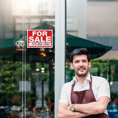 Sale Sign for Car – 50/100PCS 10x7 Inch/25.4x17.8cm Premium Vinyl Decals – Weatherproof Self-Adhesive Stickers