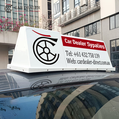 L72 Car Roof Advertising Sign High Visibility Magnetic Cones Car Top Hat