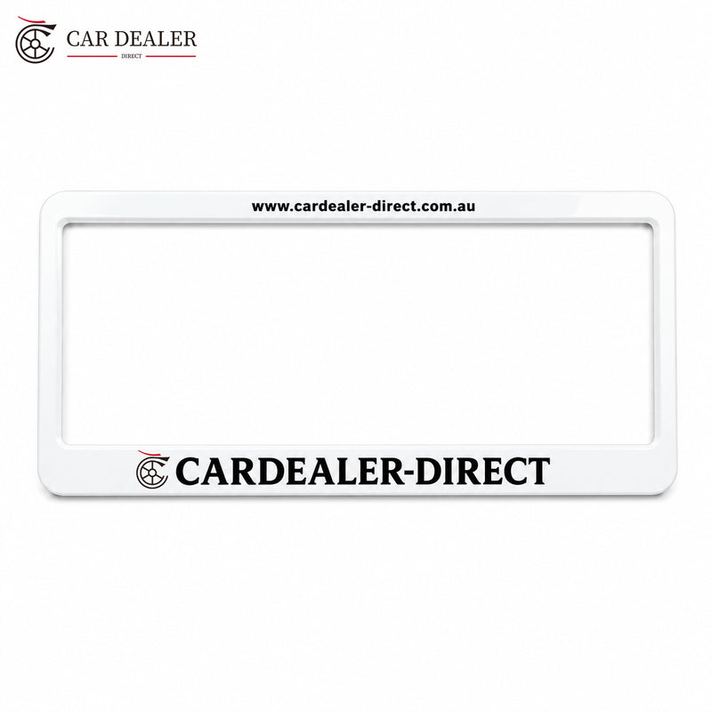 Custom Number Plate Frames for Australian Dealerships