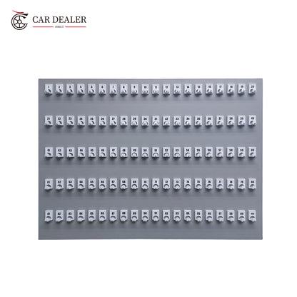 100 Hook Commercial Key Management Board – Minimalist Grey Key Storage System for Dealerships, Workshops & Facilities