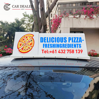 L72 Car Roof Advertising Sign High Visibility Magnetic Cones Car Top Hat