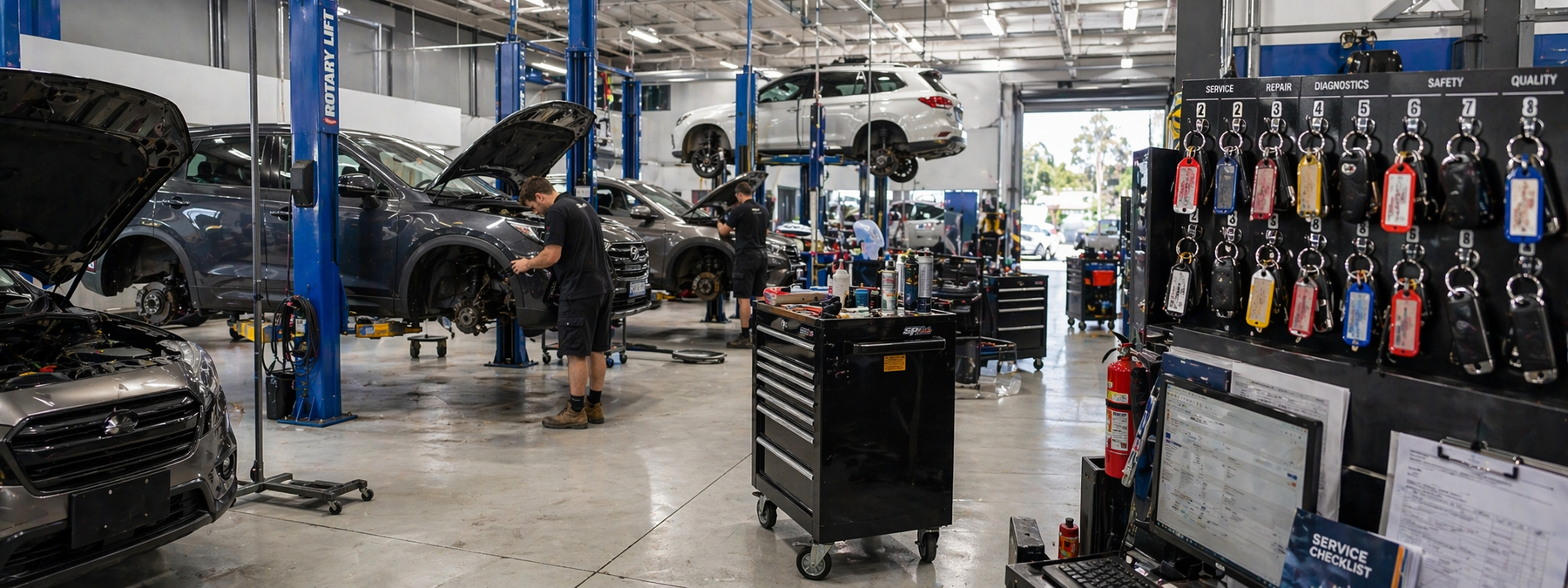 Automotive business supply support background