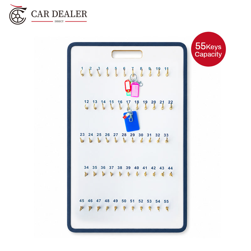 55 Hooks Wooden Car Key Hook Board