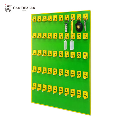 50 Pet-themed Hooks Wooden Car Key Hook Board