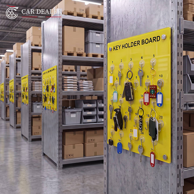 25 Hook PC Key Holder Board for Dealerships & Facilities
