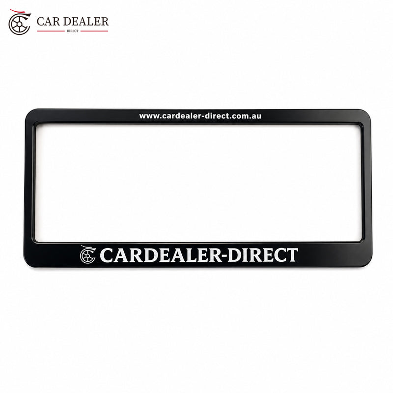 Custom Number Plate Frames for Australian Dealerships