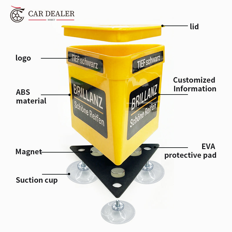 Custom Magnetic Car Topper Signs With Suckers - 10 Pack