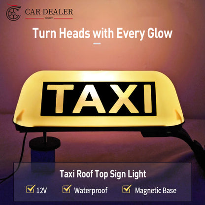 Magnetic Taxi Roof Top Sign Light For Sale