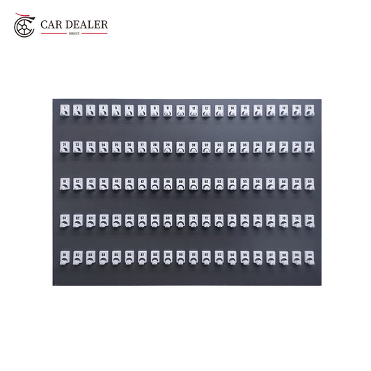 100 Position Key Holder Rack – Heavy Duty Key Organiser for Car Dealerships, Workshops & Fleet Management