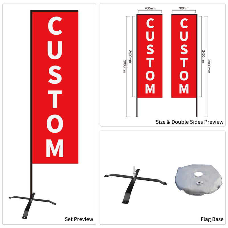 Car Dealership Used Car Advertising Flag