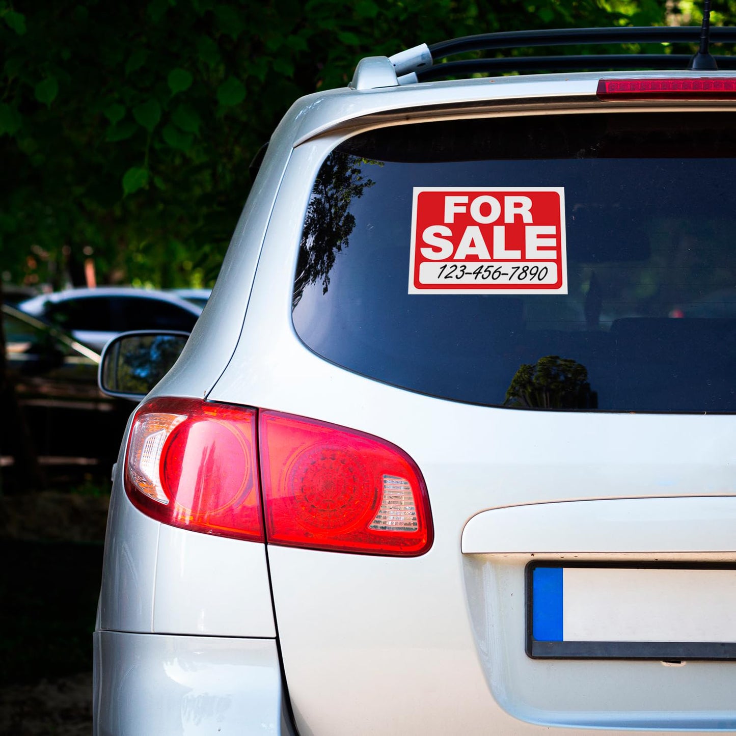 Sale Sign for Car – 50/100PCS 10x7 Inch/25.4x17.8cm Premium Vinyl Decals – Weatherproof Self-Adhesive Stickers