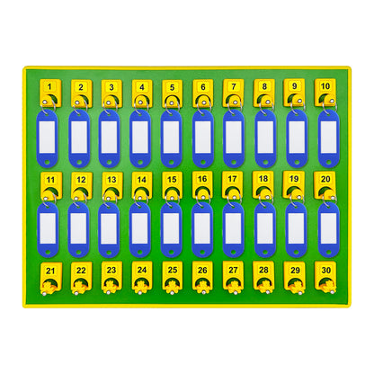 30 Pet-themed Hooks Wooden Car Key Hook Board