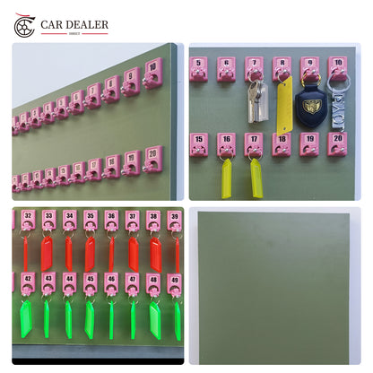 50 Pet-themed Hooks Wooden Car Key Hook Board