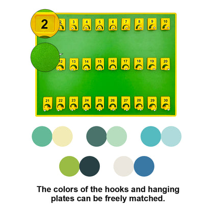 30 Pet-themed Hooks Wooden Car Key Hook Board